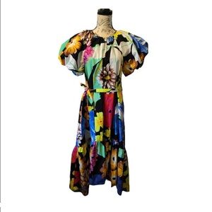 Christopher John Rogers Womens Dress Medium Floral
